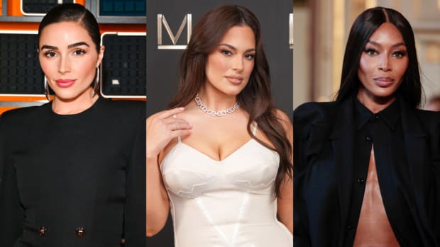Olivia Culpo, Ashley Graham and Naomi Campbell